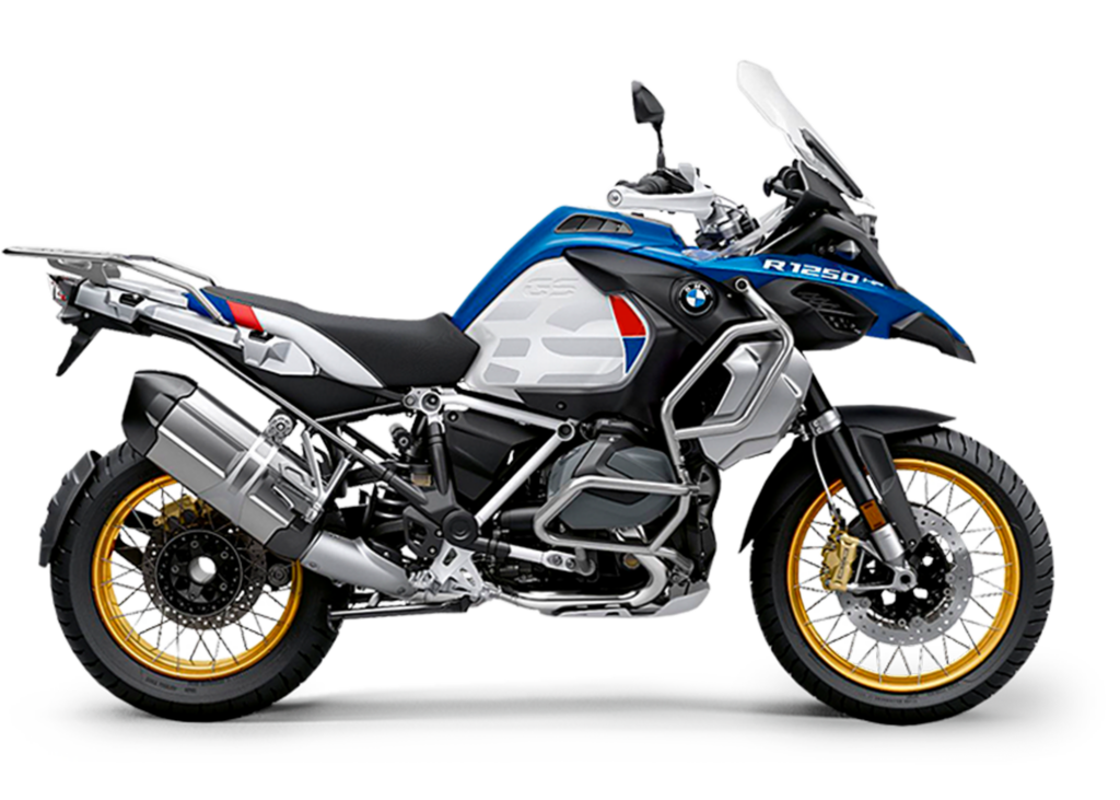 BMW R1250 GS ADV en alquiler en Barcelona con Moto Map Travel